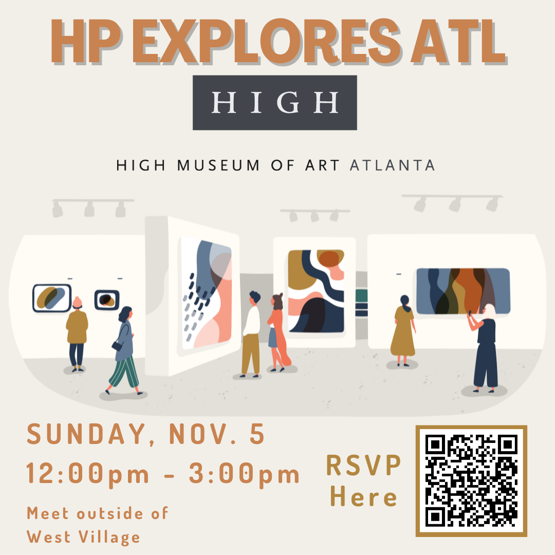 A flyer promoting the Honors Program trip to the High Museum of Art on November 5th, 2023.
