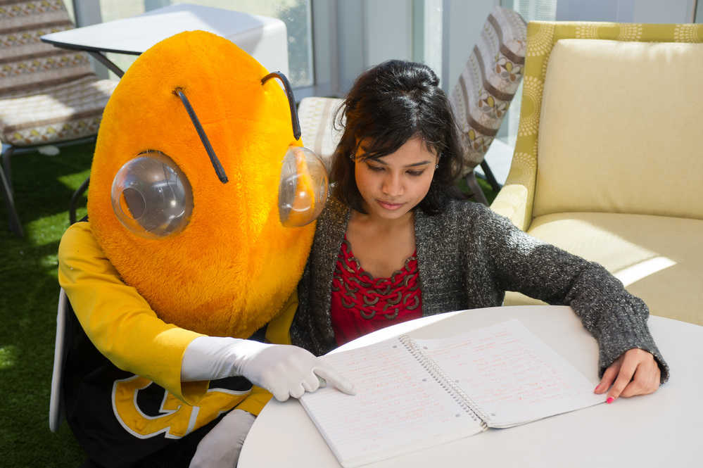 Buzz with student