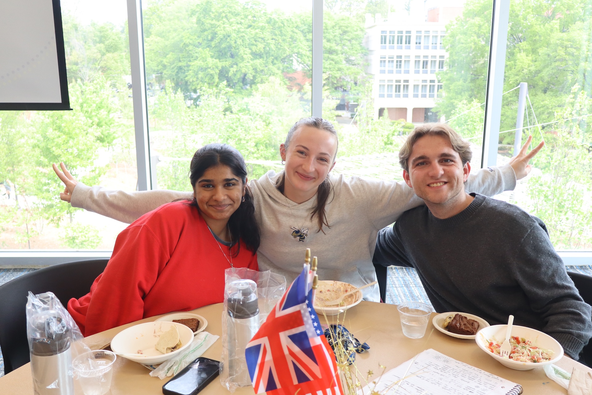 Former FYSA cohort members attending the event. 
