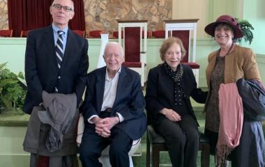 Rafael and Pat Bras Visit with former President Jimmy and Rosalynn Carter