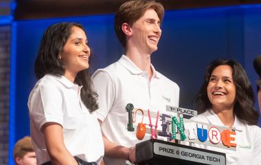 Lilypad Health takes first place at InVenture Prize 2024. Photo by Allison Carter.