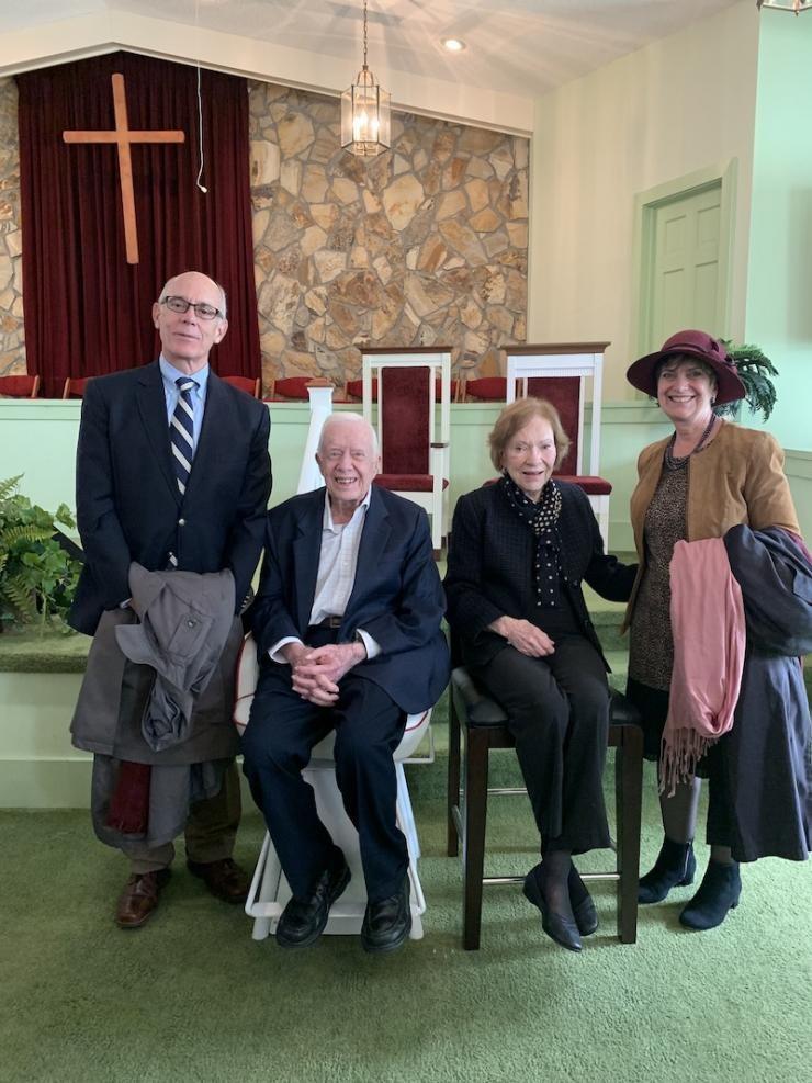 Rafael and Pat Bras Visit with former President Jimmy and Rosalynn Carter