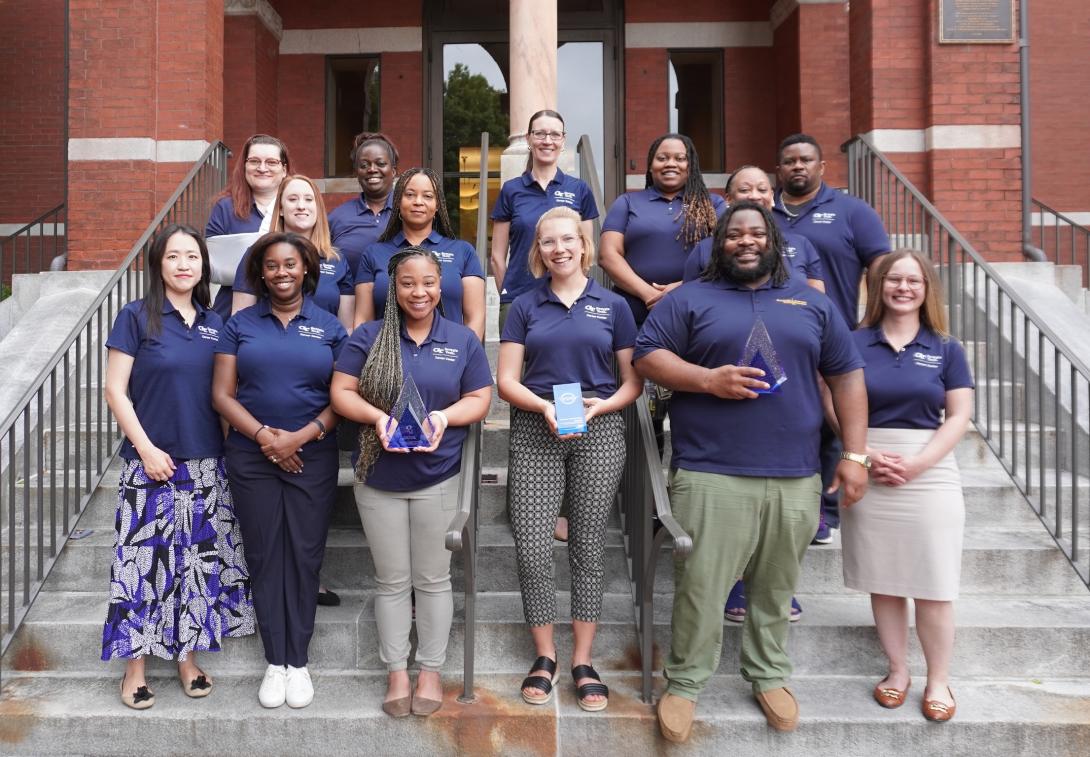 Career Center Staff with the NACE Awards