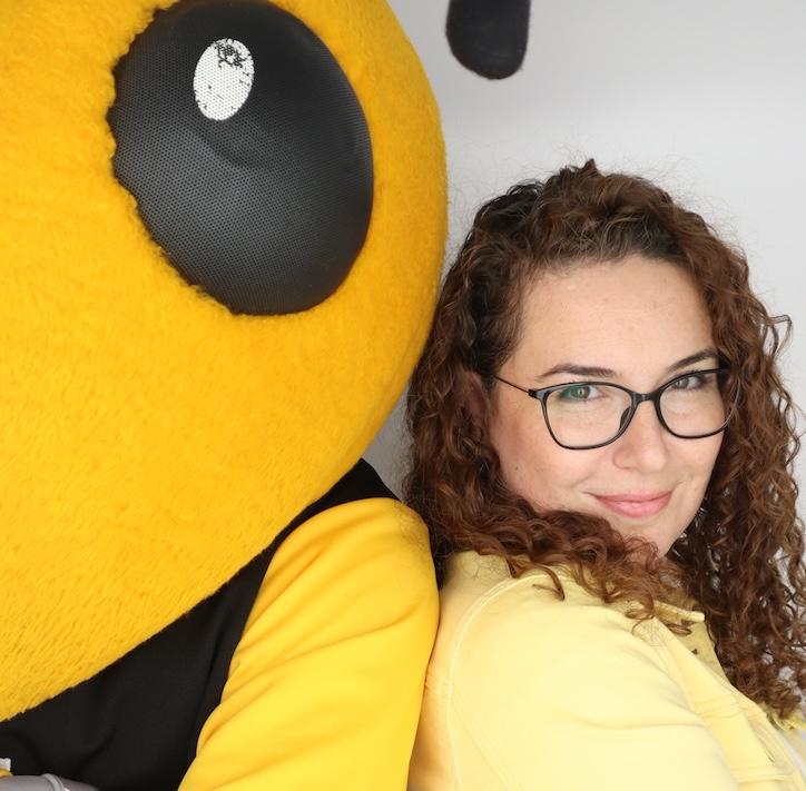 Olga Kotlyar with Buzz